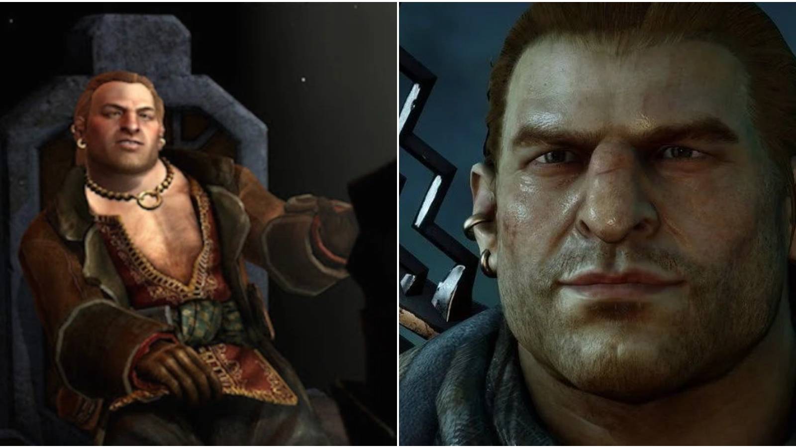 Split image of Varric.