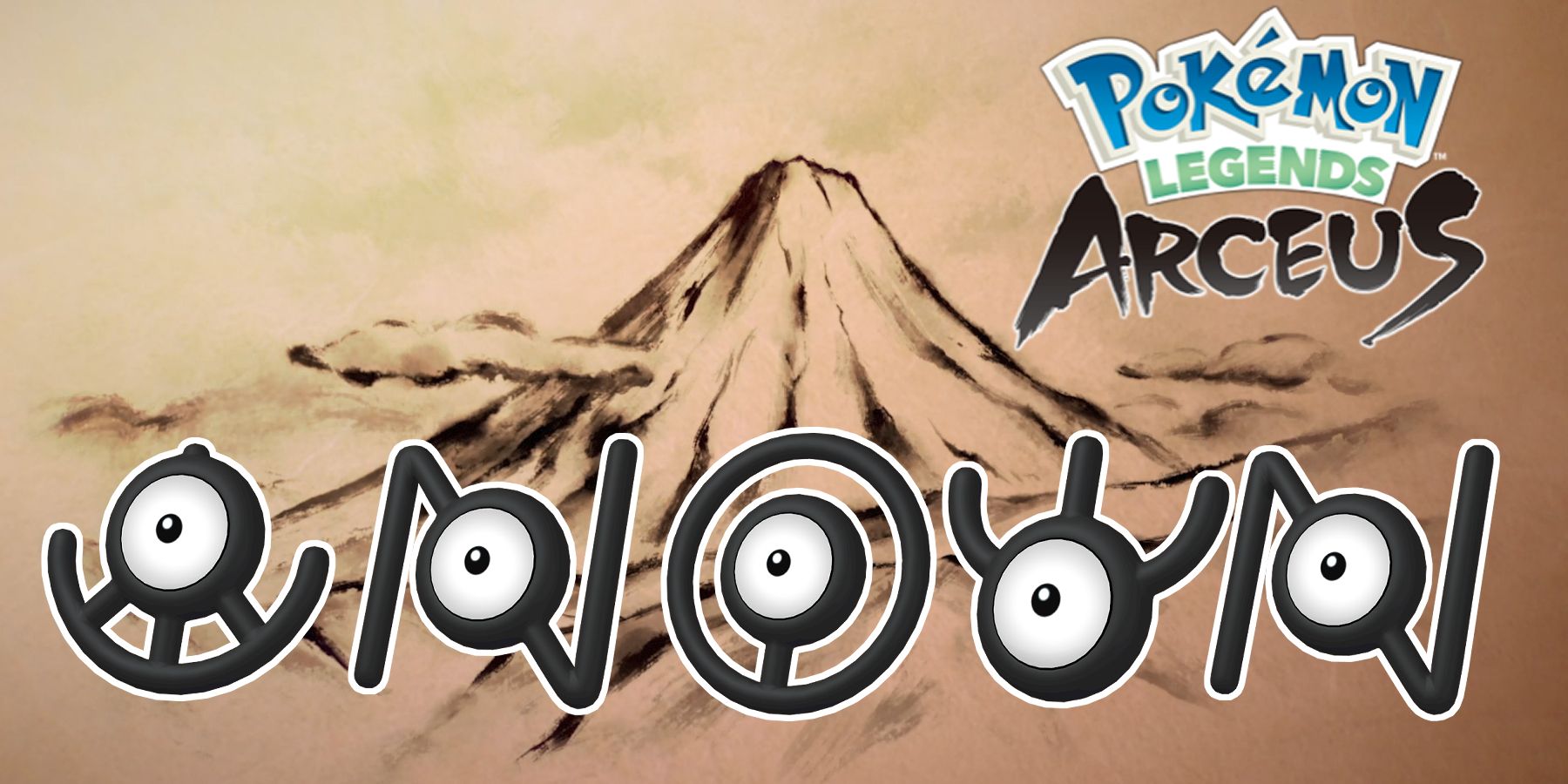 Pokémon Legends: Arceus - localizações de Unown