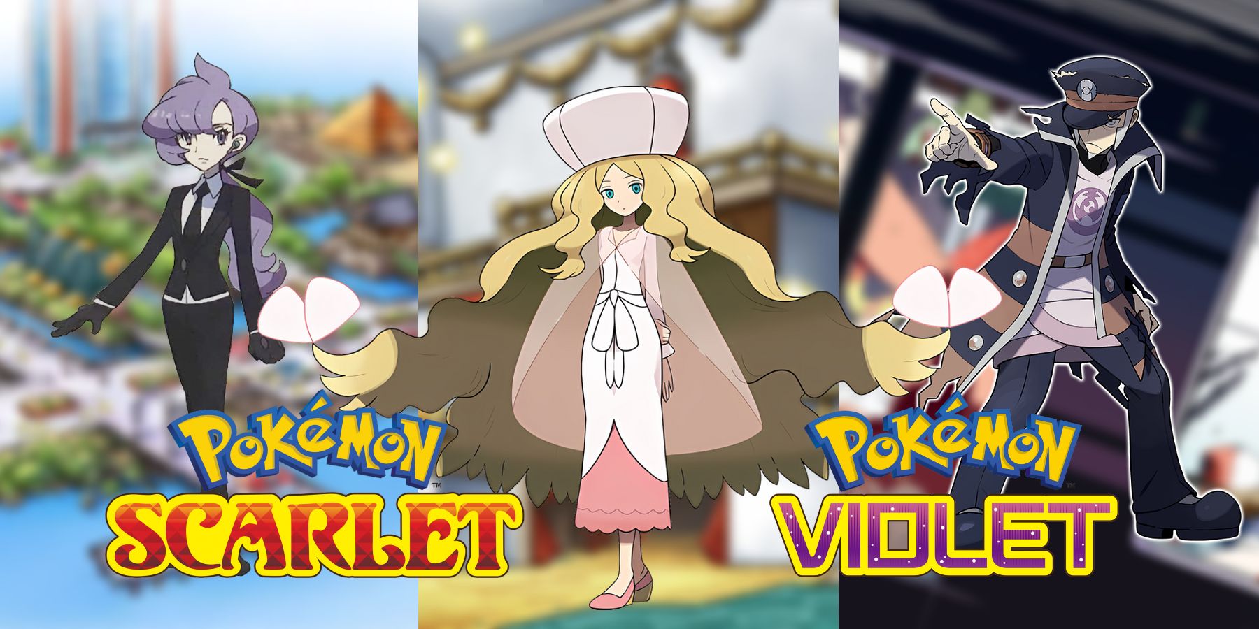 New Characters — Pokémon Scarlet and Pokémon Violet