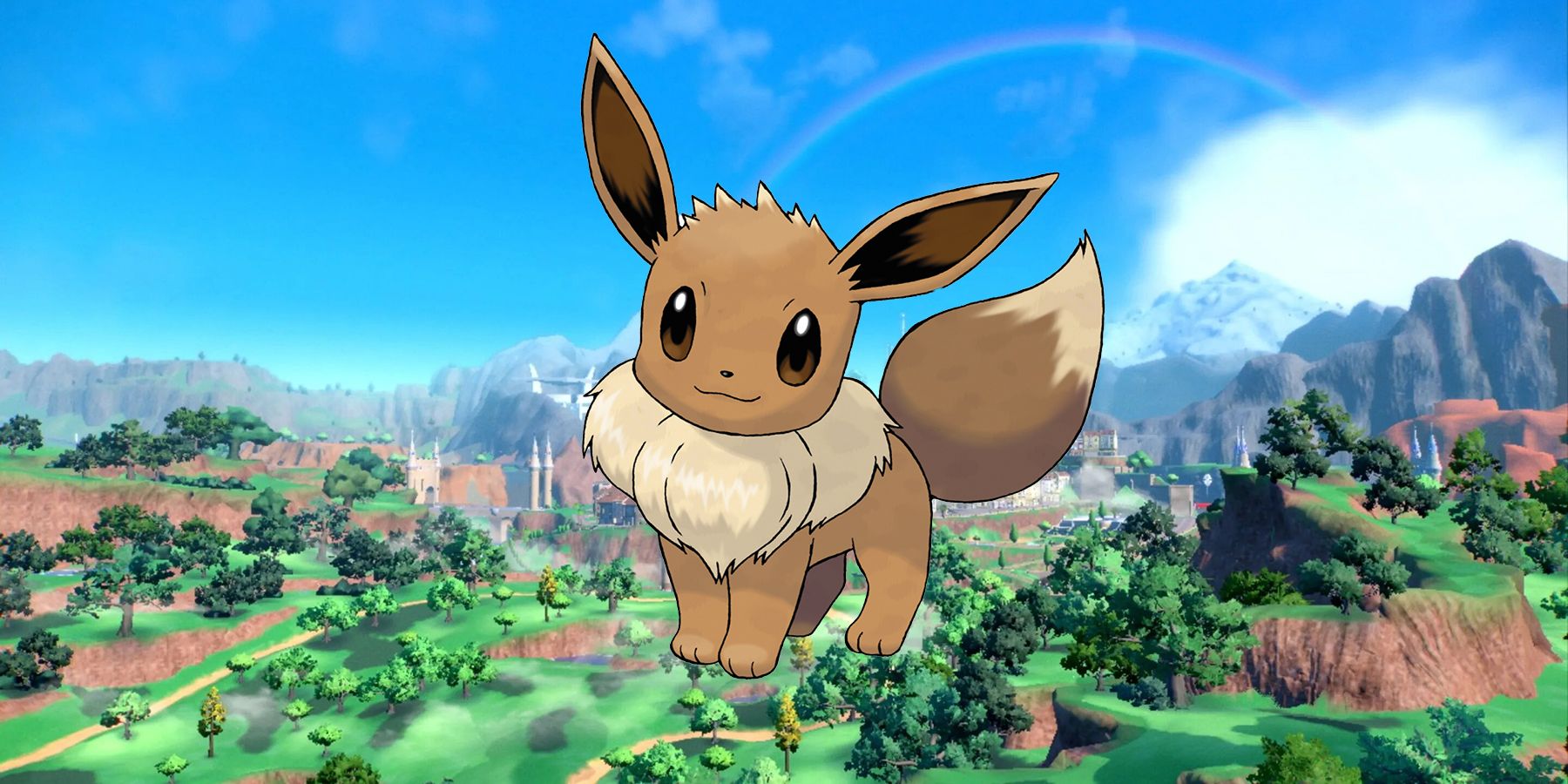 Official artwork of venomeon, a poison-type eeveelution