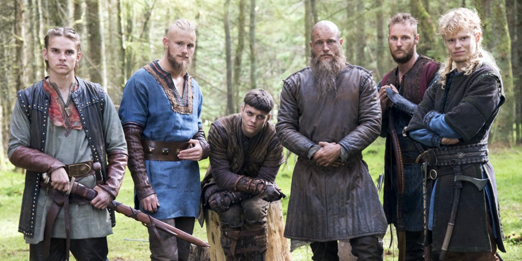 Hvitserk, Bjorn, Ivar, Ragnar, Ubbe, and Sigurd