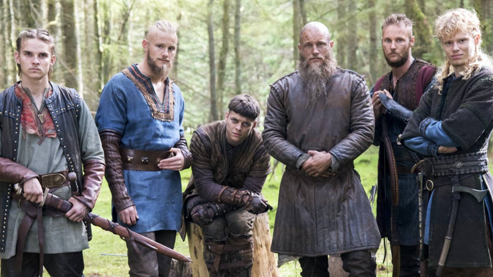 Hvitserk, Bjorn, Ivar, Ragnar, Ubbe, and Sigurd