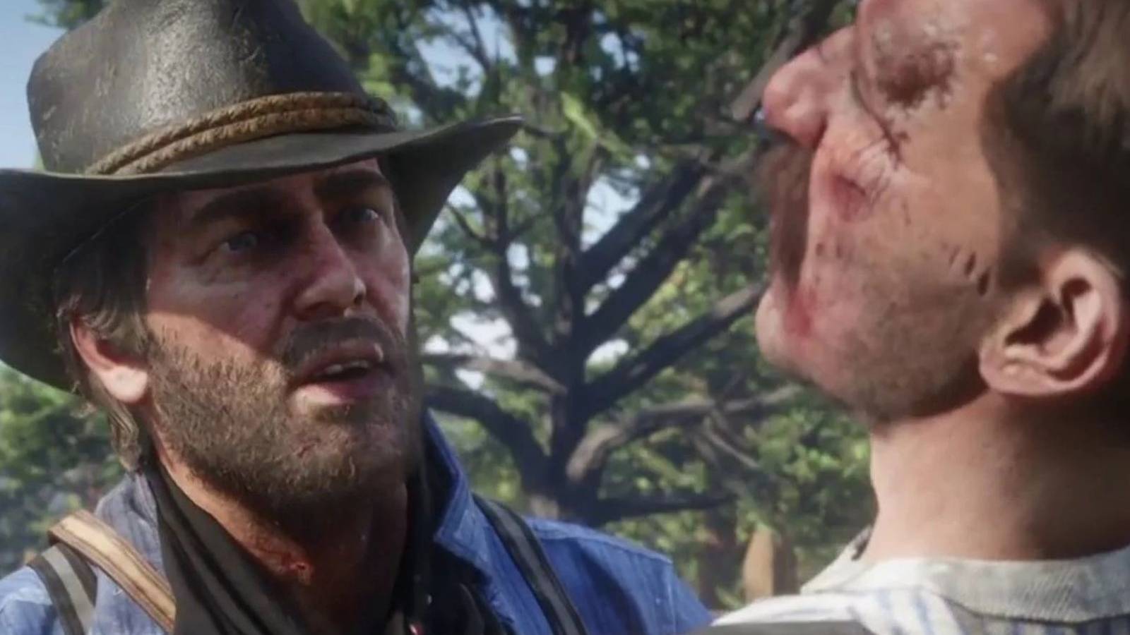 Bizarre Red Dead Redemption 2 Video Shows Arthur Vomiting on Jack
