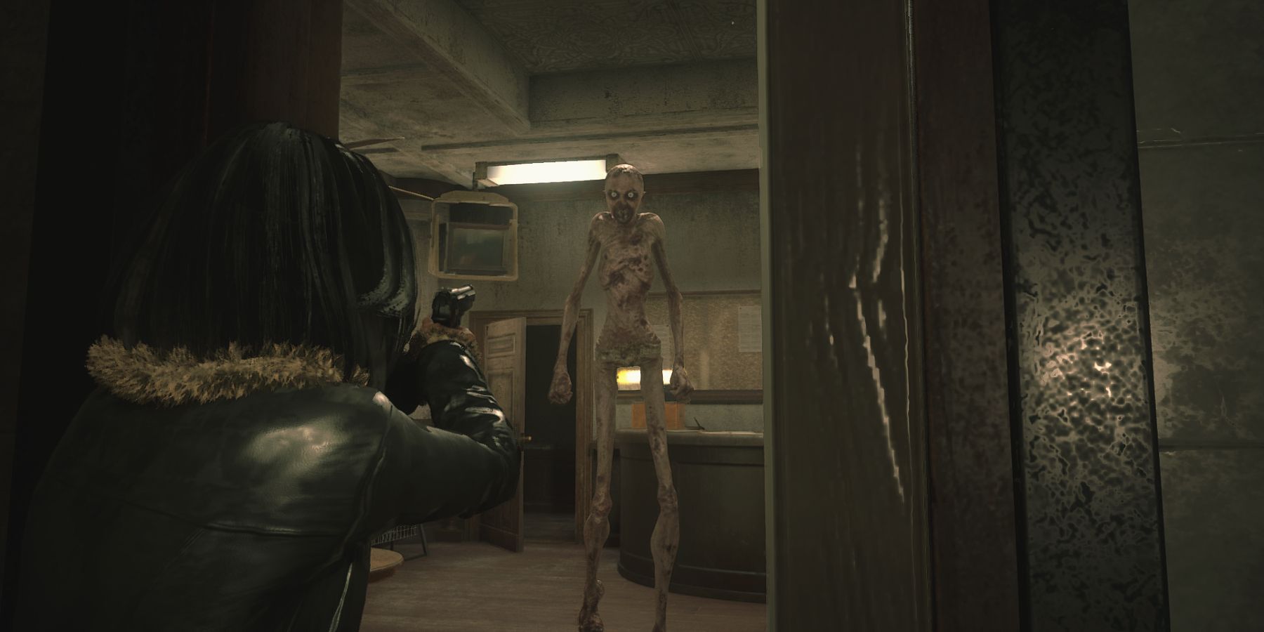 Resident Evil 2 speedo mod for Mr. X is rather terrifying