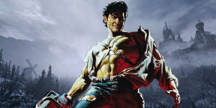 resident evil village evil dead ash williams bruce campbell army of darkness