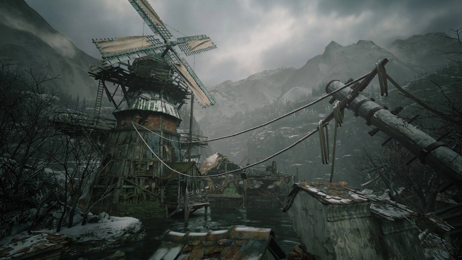 resident evil village moreau swamps mermaids cut content tyrant stalker