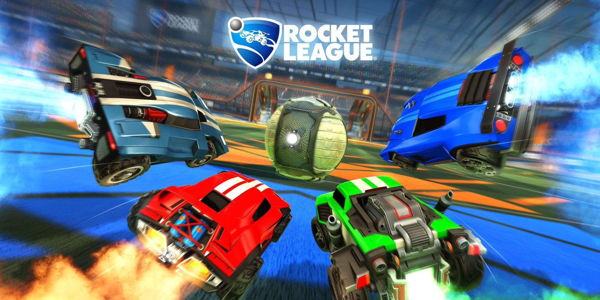 rocket league game showing game logo