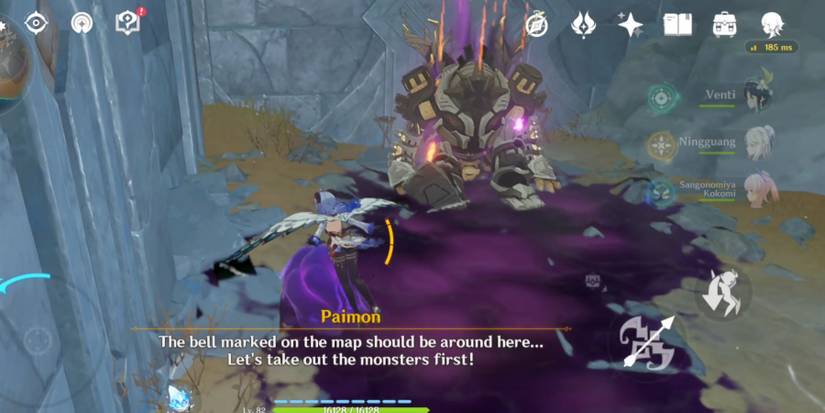 ruin grader guarding the second bell in genshin impact