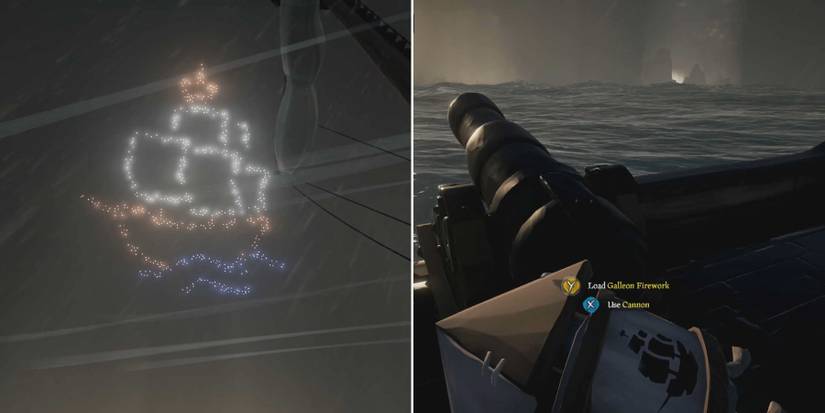 sea of thieves galleon firework