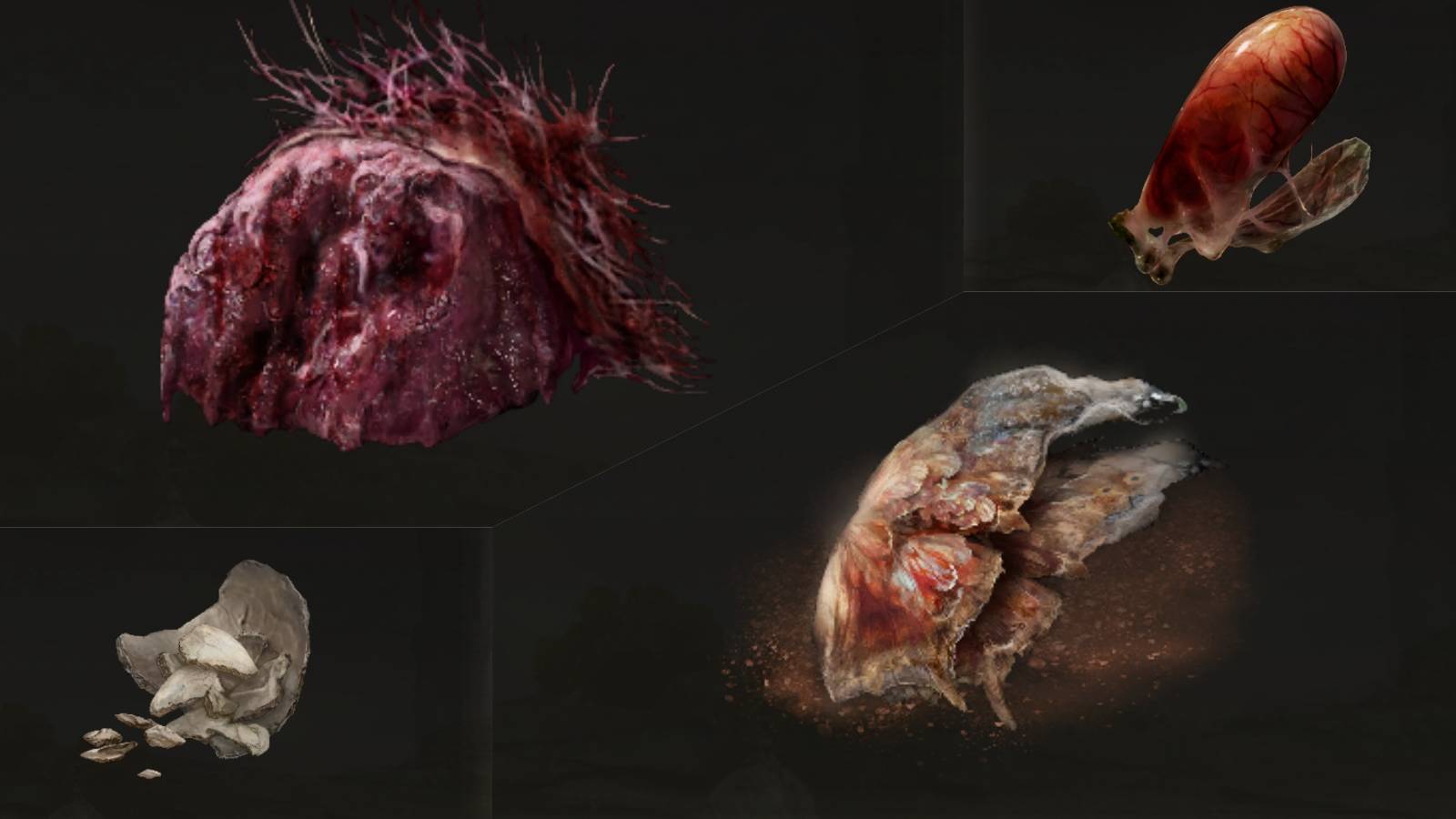 several crafting materials in elden ring