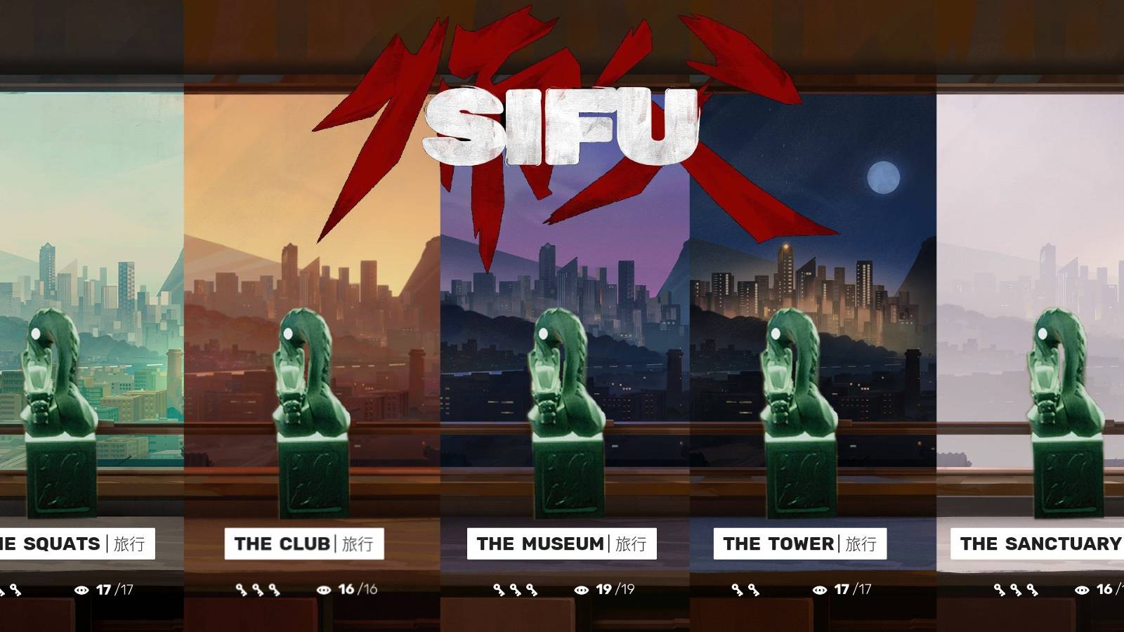 sifu level backgrounds