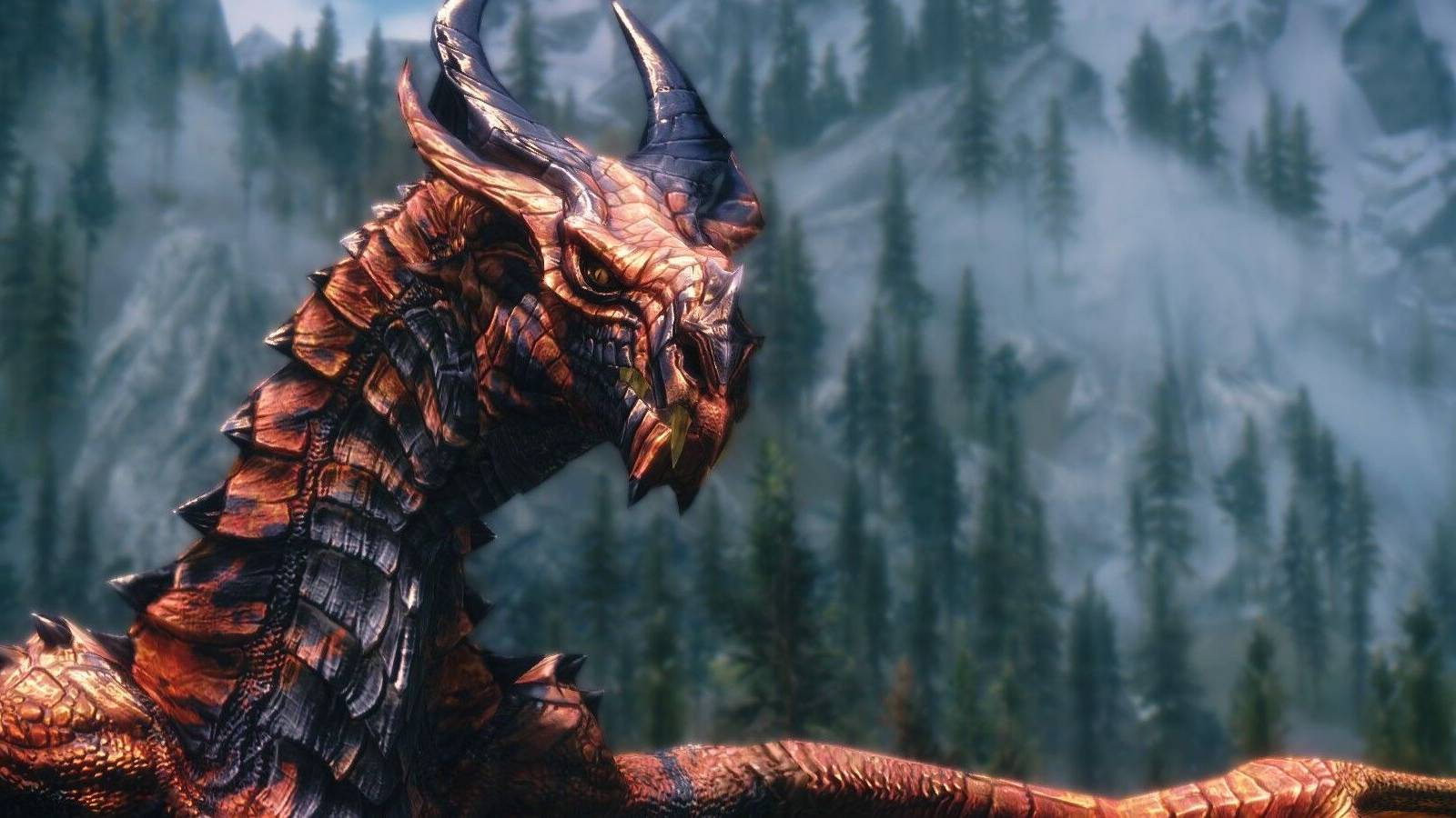 skyrim ancient dragon battle