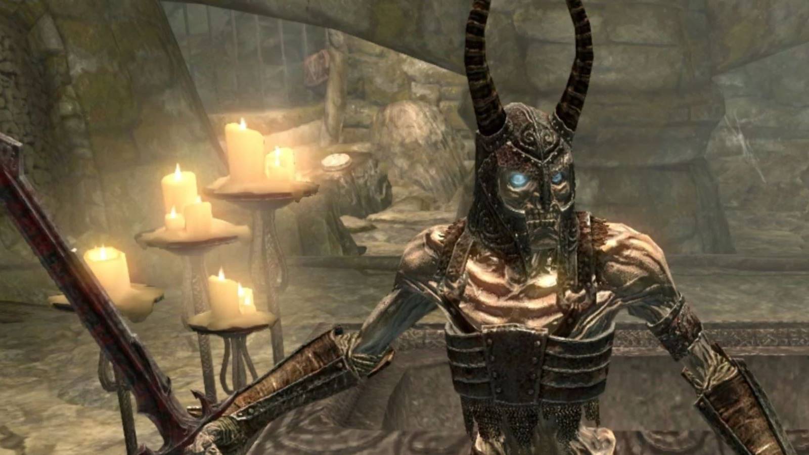skyrim player kills enemies with traps