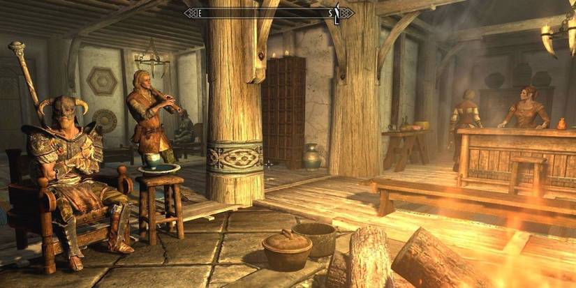 skyrim tavern the bannered mare