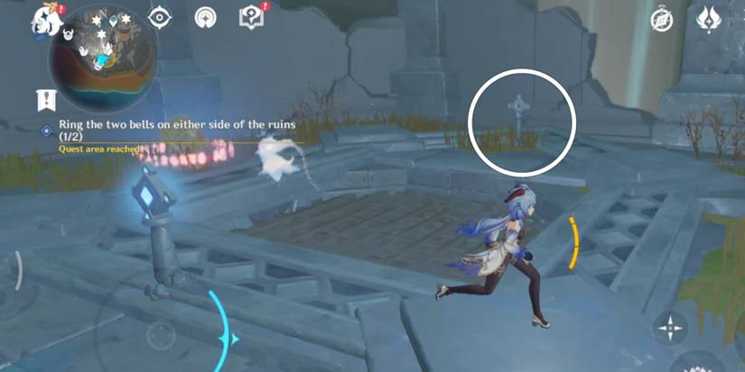 solving the puzzle to unlock the gate in genshin impact