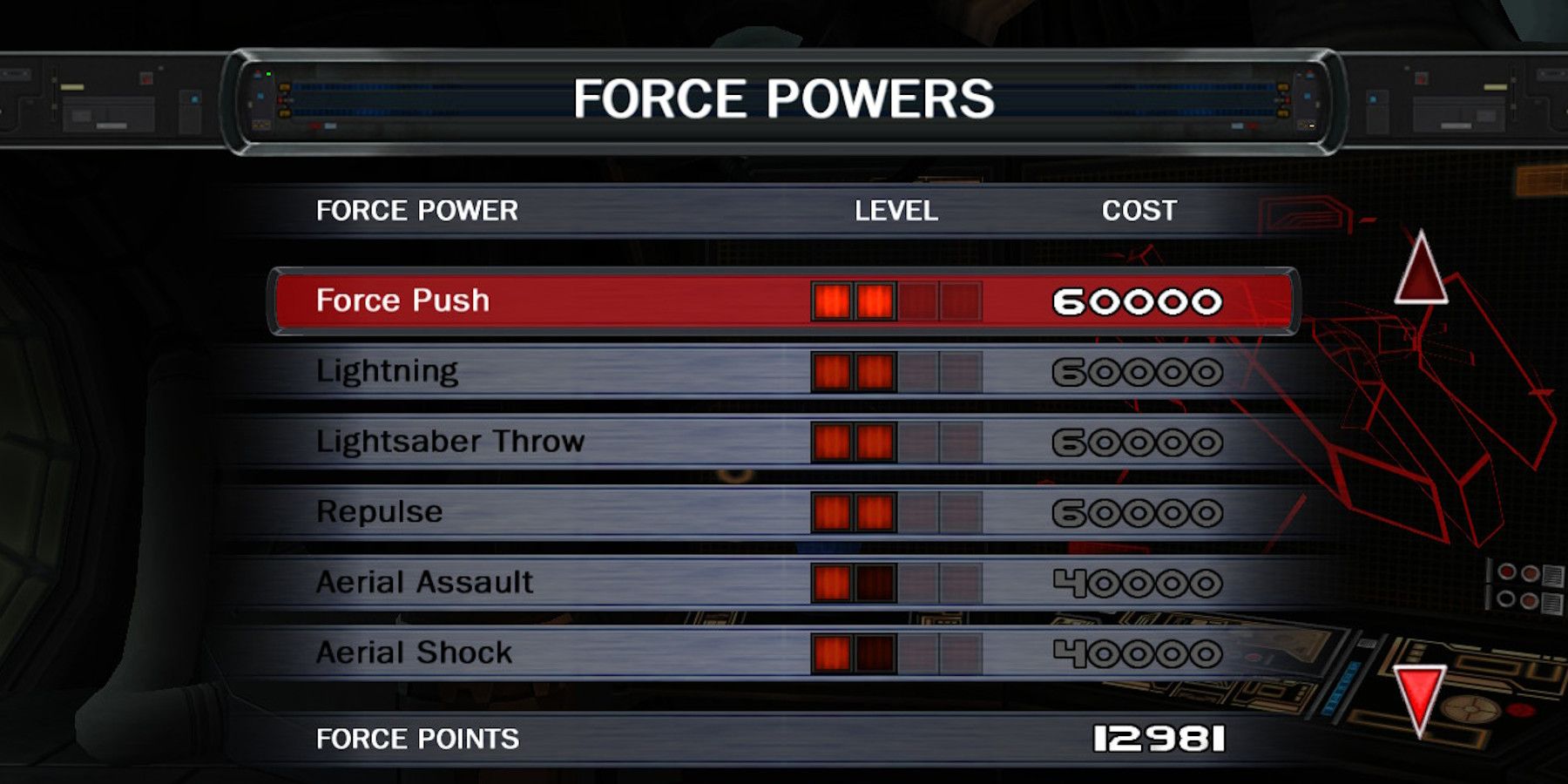 star wars force unleashed best powers