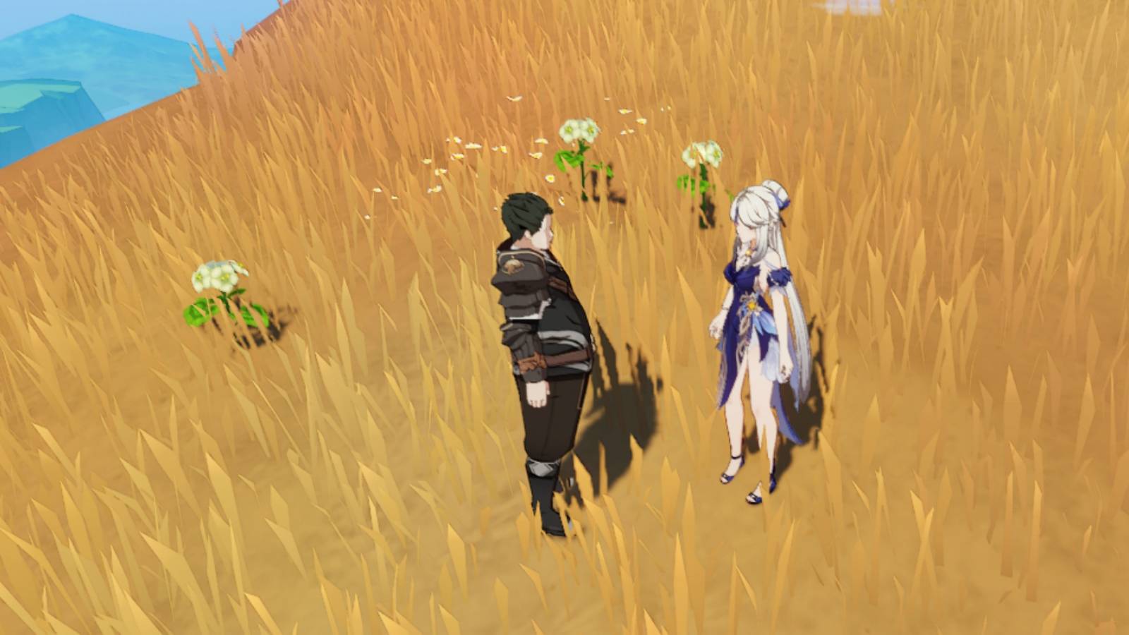 three Qingxin flowers in genshin impact