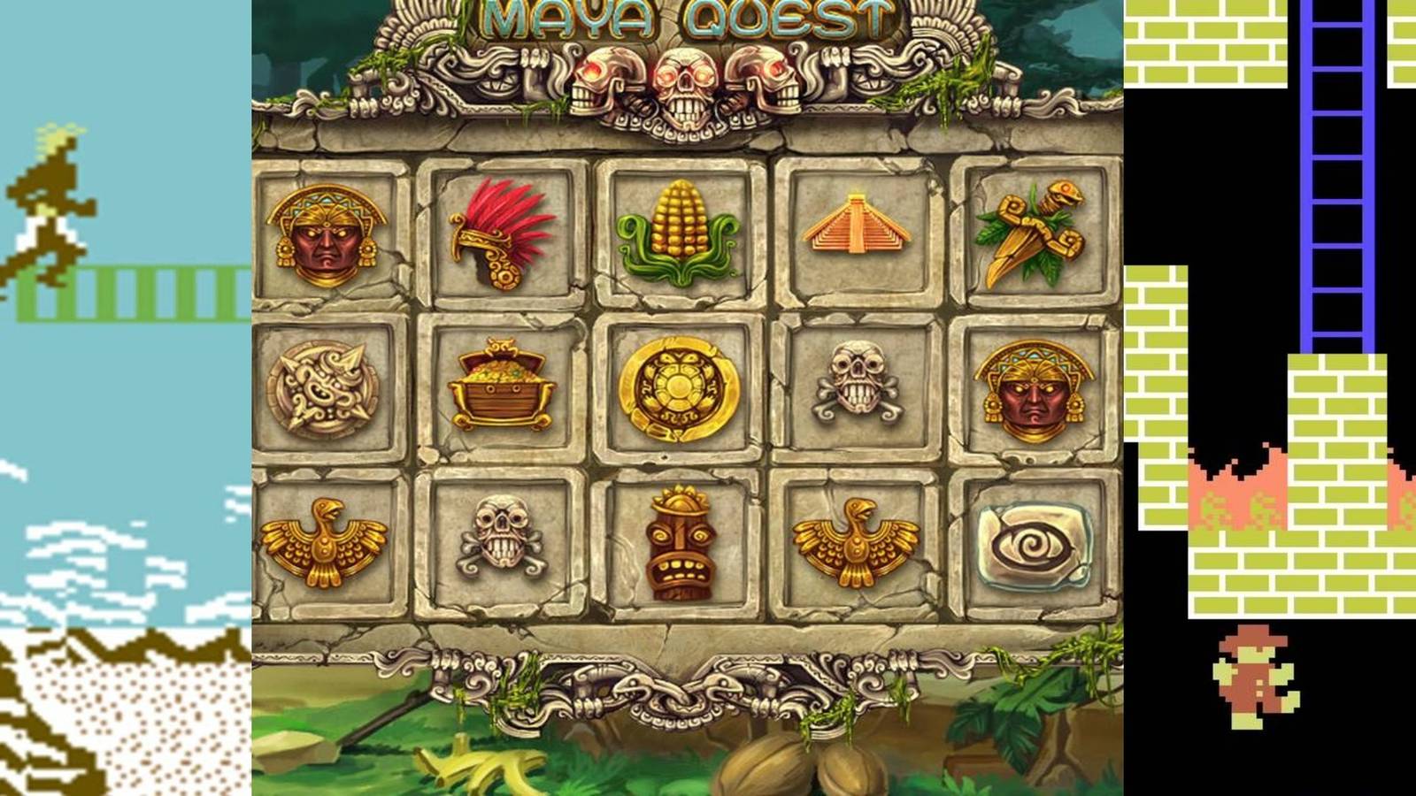 title image games set in Mexico Maya Quest Montezuma's Revenge