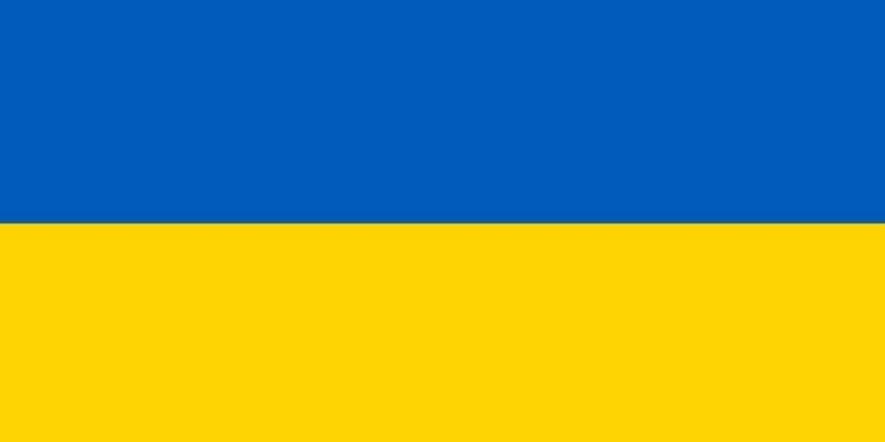An image of the Ukrainian flag.