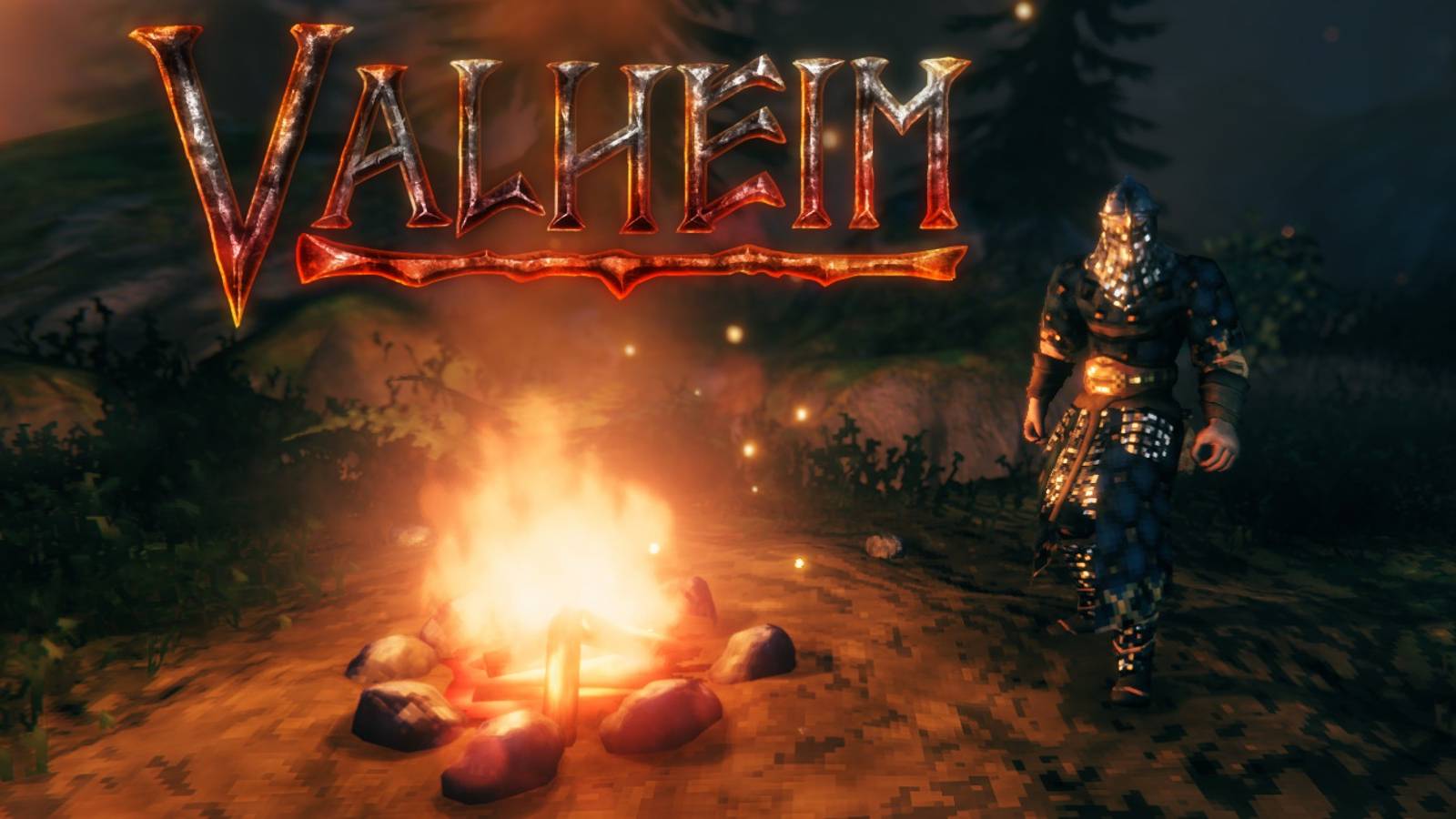 valheim logo and background