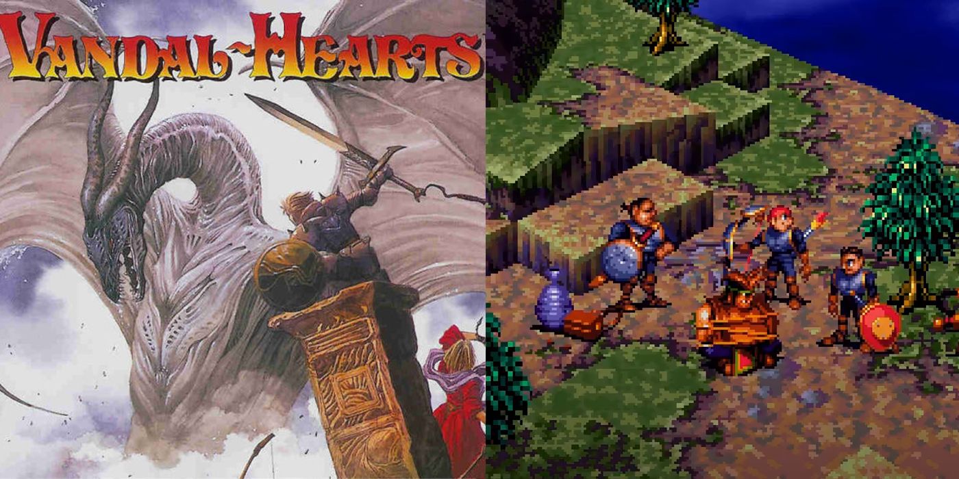 vandal hearts ps1 dragon cover and battle
