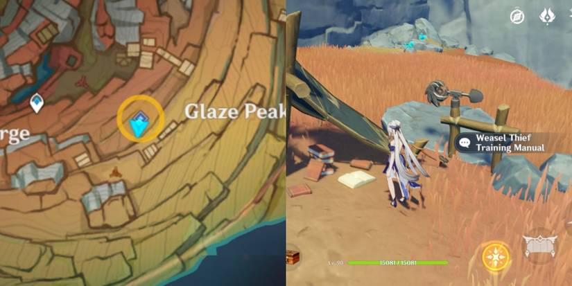 weasel thief training camp in genshin impact