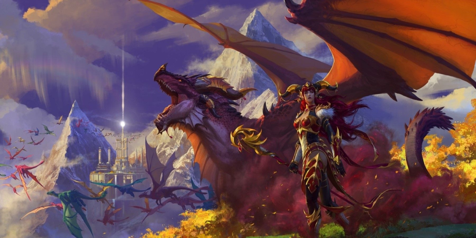 world of warcraft dragonflight key art