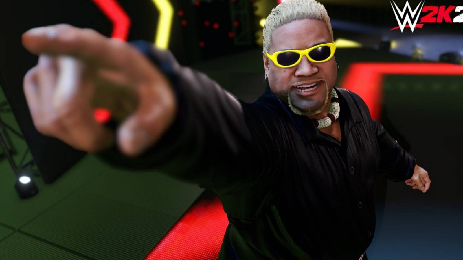 wwe 2k22 rikishi pointing