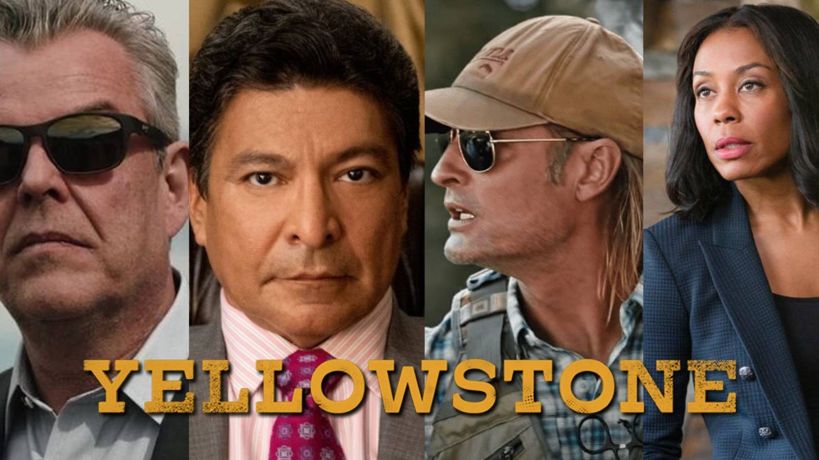 Dan Jenkins, Chief Thomas Rainwater, Roarke Morris, and Willa Hayes