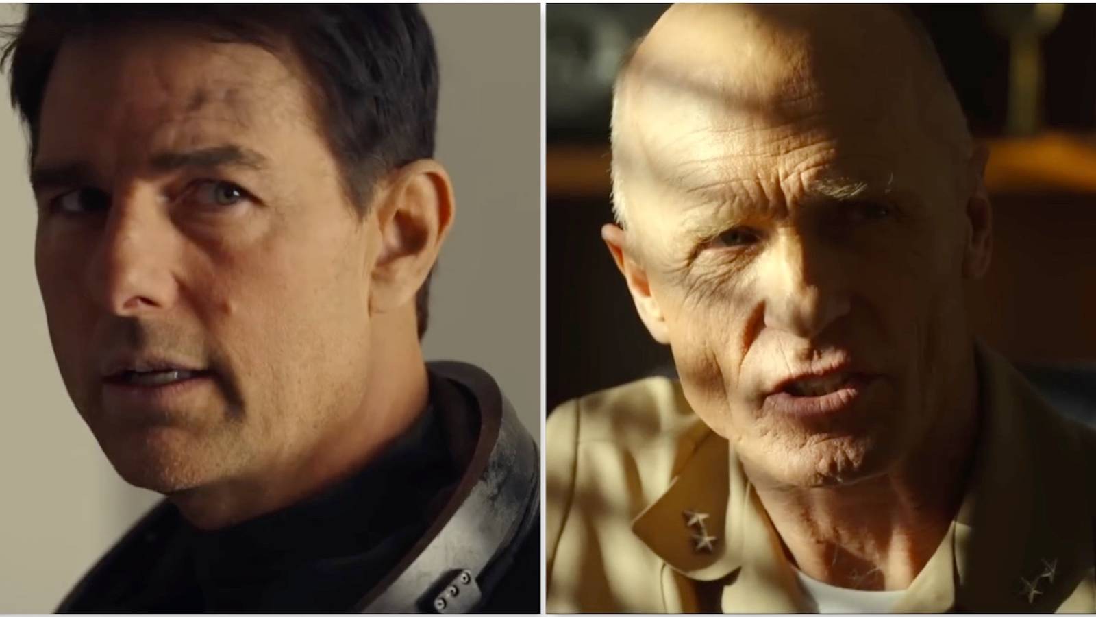 Maverick and Cain from Top Gun Maverick