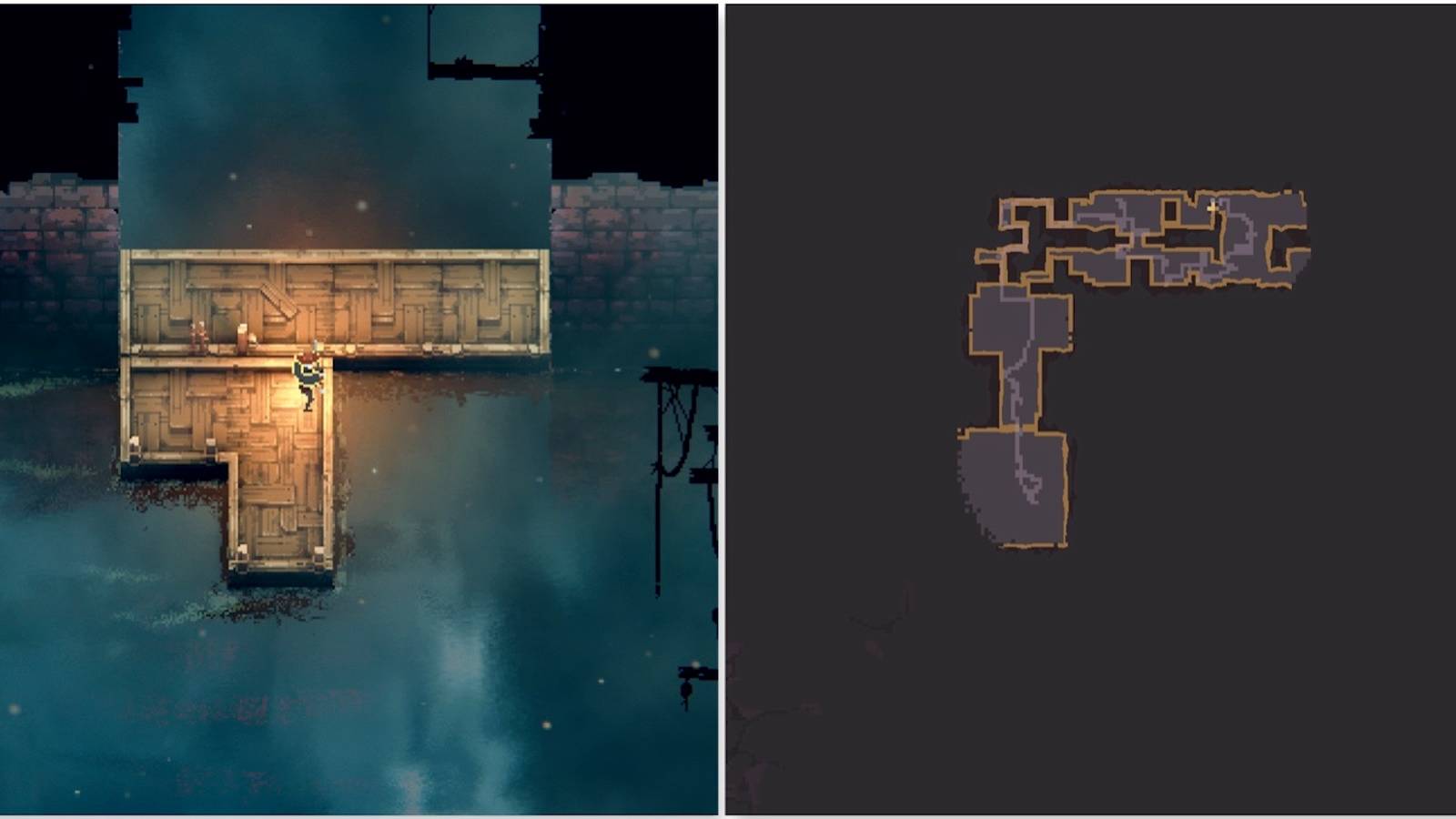 Exploring the world and the map in Loot River