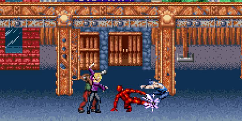 Fighting enemies in Daredevil