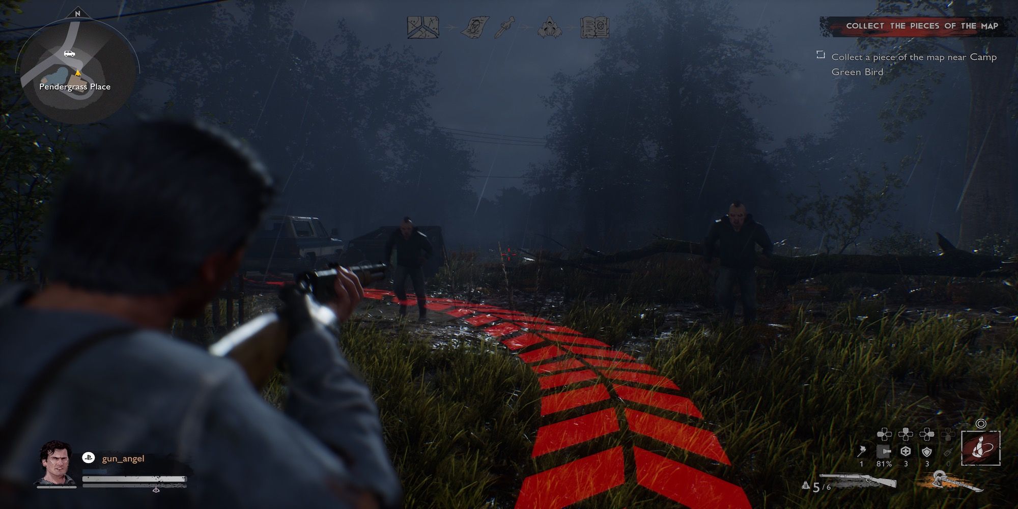 Fighting enemies in Evil Dead The Game