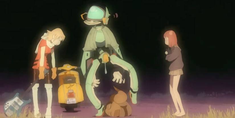 A scene featuring characters from FLCL