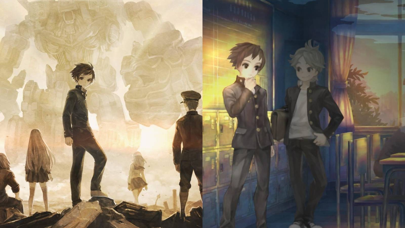 13 Sentinels cast cover art and protagonist in prologue scene