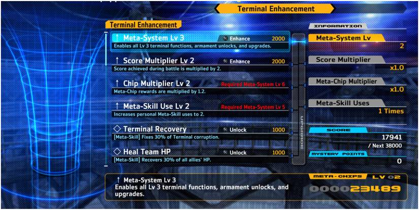 13 sentinels terminal screen