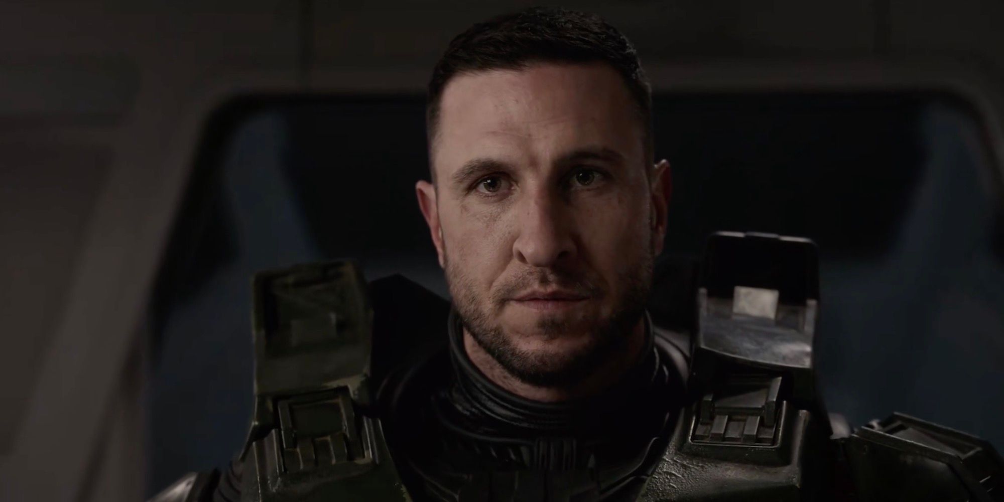 Master Chief without his helmet from the Halo TV show