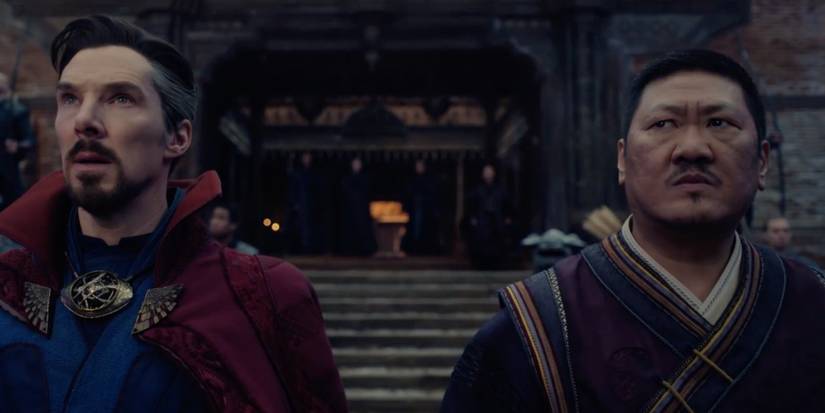 A scene featuring characters in Doctor Strange in the Multiverse of Madness