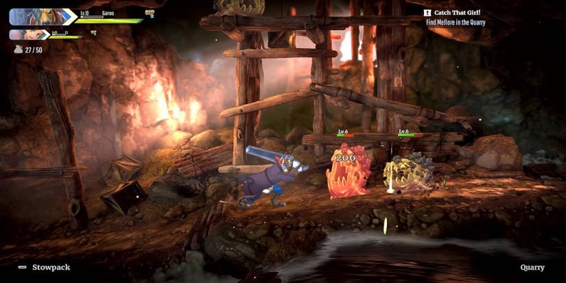 Fighting enemies in Eiyuden Chronicle Rising