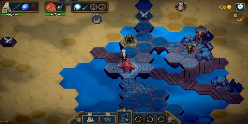 Exploring the world in Roguebook on grid map