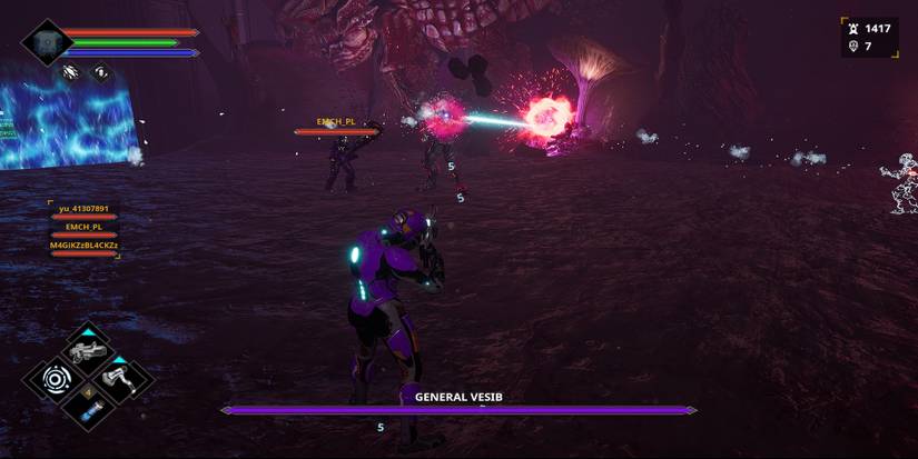 boss fight scene in dolmen