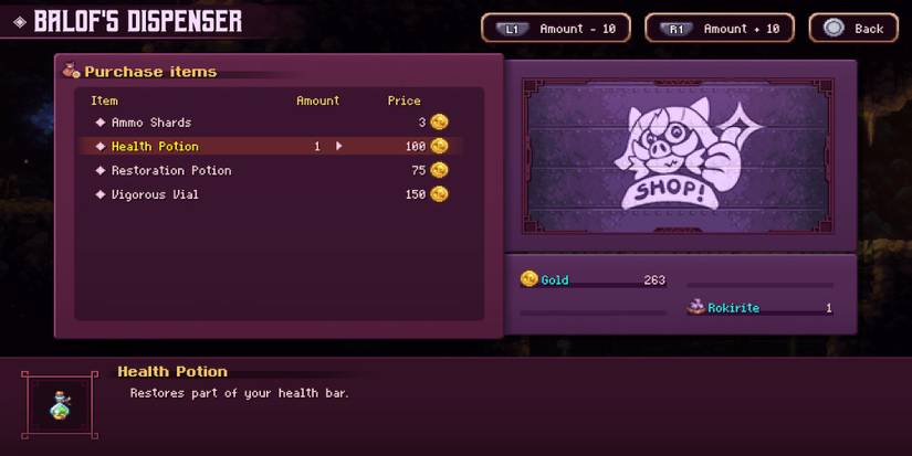 The shop in Souldiers