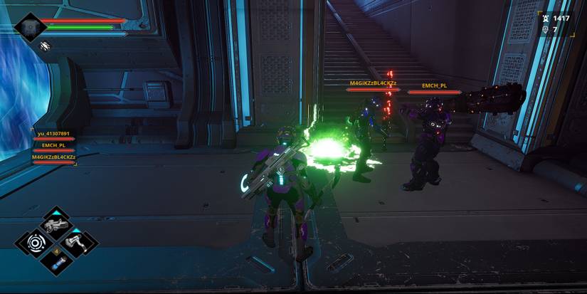 A multiplayer lobby in Dolmen