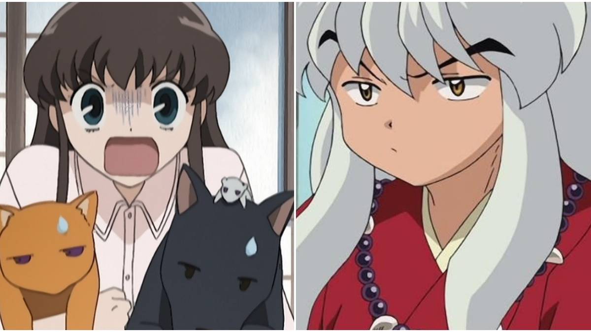 on the left is tohru from fruits basket and on the right is inuyasha from the anime inuyasha