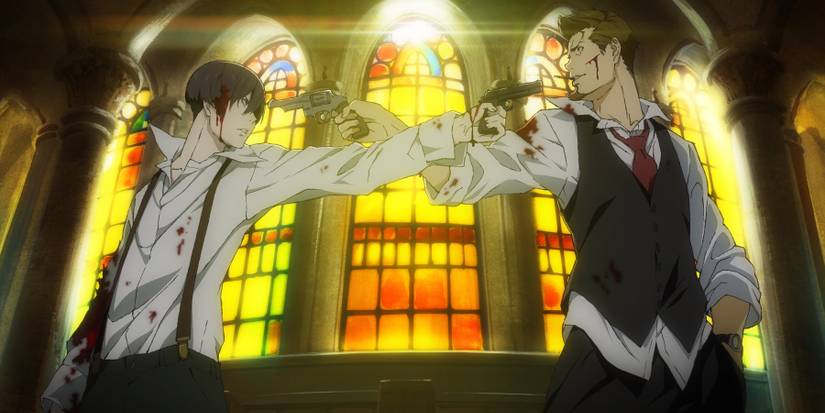 91 days cover angelo pointing gun