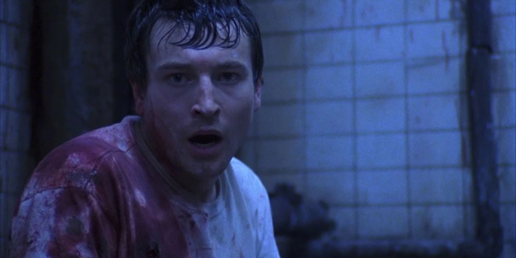 Adam (Leigh Whannell) in Saw