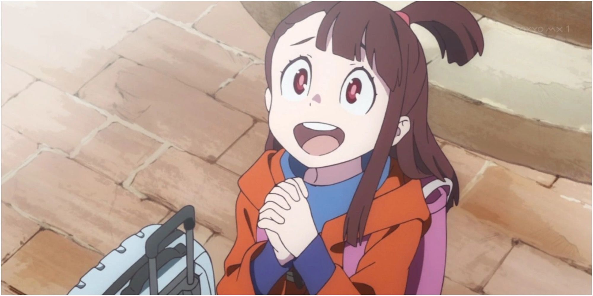 Akko from Little Witch Academia with Starry Eyes