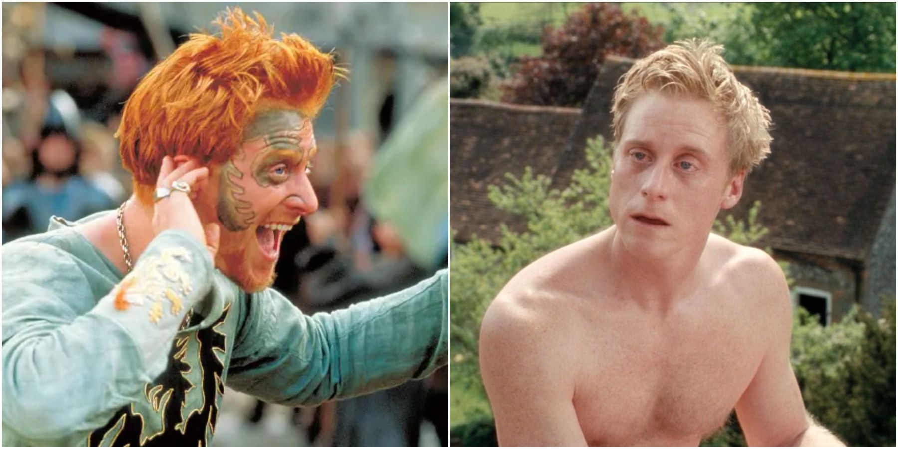 Alan Tudyk in A Knight's Tale and Death at a Funeral