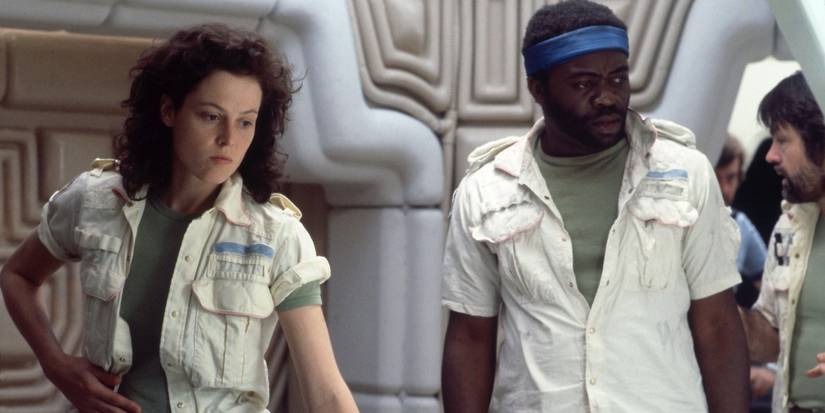 Sigourney Weaver & Yaphet Kotto In Alien