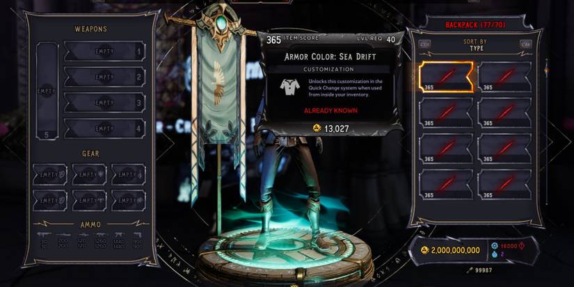 All Cosmetics Including DLC 